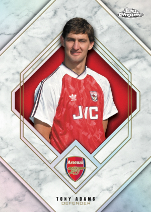 2025-26 Topps Chrome Arsenal Marble Icons Tony Adams MOCK UP
