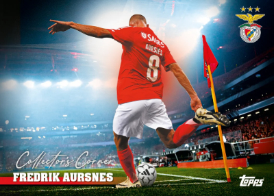 2025-26 Topps SL Benfica Team Set Soccer Base Collectors Corner Fredrik Aursnes MOCK UP
