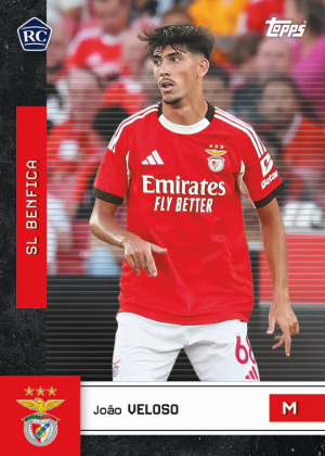 2025-26 Topps SL Benfica Team Set Soccer Base First Team Joao Veloso MOCK UP