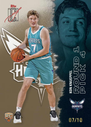 2025-26 Topps Signature Class Basketball Base Rookie Class Kon Knuppel MOCK UP