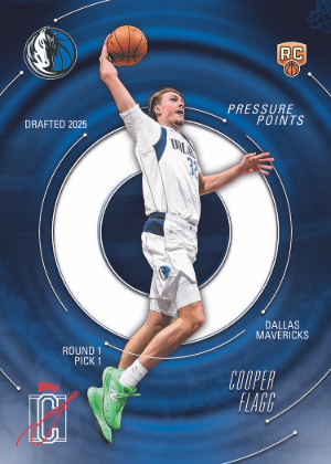 2025-26 Topps Signature Class Basketball Pressure Points Cooper Flagg MOCK UP