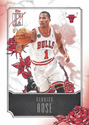 2025-26 Topps Signature Class Basketball Roses Derrck Rose MOCK UP