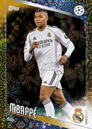 2025-26 Topps UEFA Japan Edition Soccer Base Gold Sunflower Kylian Mbappe MOCK UP 2025-26 Topps UEFA Japan Edition Soccer Base Gold Sunflower Kylian Mbappe MOCK UP
