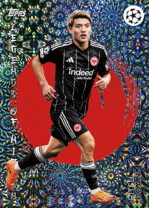 2025-26 Topps UEFA Japan Edition Soccer Legends of Nippon Ritsu Doan MOCK UP 2025-26 Topps UEFA Japan Edition Soccer Legends of Nippon Ritsu Doan MOCK UP