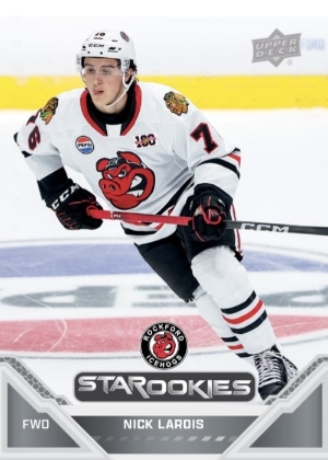 2025-26 Upper Deck AHL Base Star Rookies Nick Lardis MOCK UP