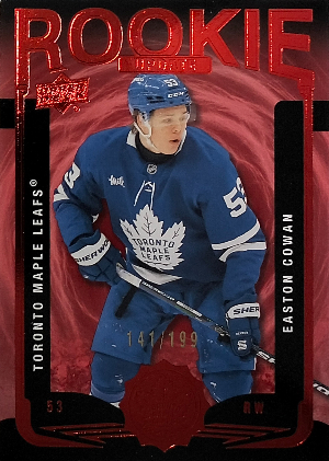 2025-26 Upper Deck Extended Series Rookie Update Easton Cowan 2025-26 Upper Deck Extended Series Rookie Update Easton Cowan