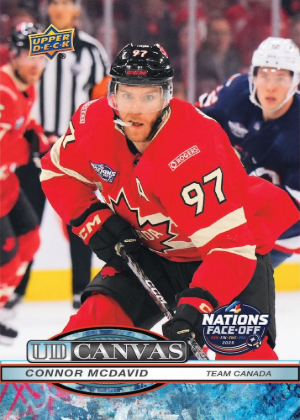 2025-26 Upper Deck Extended Series UD Canvas 4 Nations Connor McDavid MOCK UP 2025-26 Upper Deck Extended Series UD Canvas 4 Nations Connor McDavid MOCK UP
