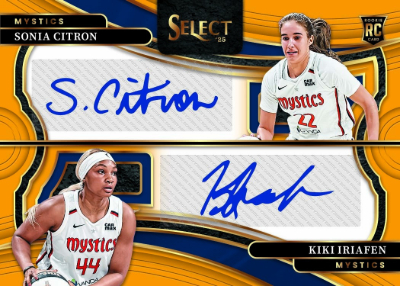 2025 Panini Select WNBA Select Pairings Sonia Citron, Kiki Iriafen MOCK UP 2025 Panini Select WNBA Select Pairings Sonia Citron, Kiki Iriafen MOCK UP