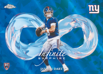 2025 Topps Chrome Sapphire Football Infinite Sapphire Jaxson Dart MOCK UP 2025 Topps Chrome Sapphire Football Infinite Sapphire Jaxson Dart MOCK UP