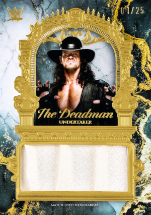 2025 Topps Royalty WWE The Deadman Relics Undertaker MOCK UP