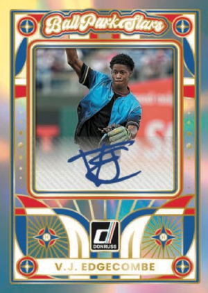 2026 Donruss Baseball Donruss Ballpark Stars Signatures VJ Edgecombe MOCK UP