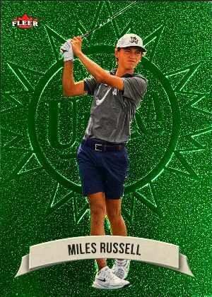 2026 Fleer Ultra Golf Medallions Miles Russell 2026 Fleer Ultra Golf Medallions Miles Russell