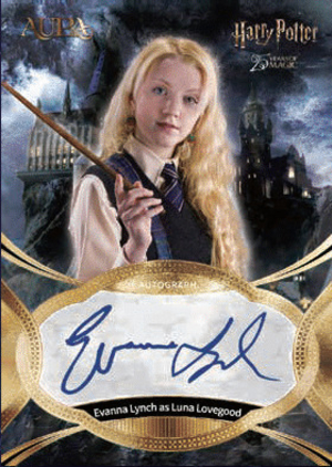 2026 Kakawow Aura Harry Potter 25th Anniversary 25th Anniversary Auto Evanna Lynch as Luna Lovegood MOCK UP 2026 Kakawow Aura Harry Potter 25th Anniversary 25th Anniversary Auto Evanna Lynch as Luna Lovegood MOCK UP