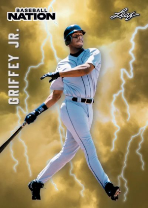 2026 Leaf Baseball Nation Baseball Poster Ken Griffey Jr MOCK UP