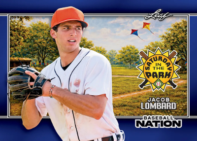 2026 Leaf Baseball Nation Saturday in the Park Jacob Lombard MOCK UP