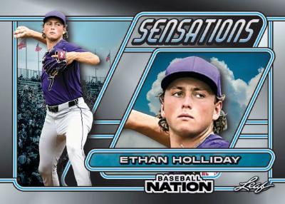2026 Leaf Baseball Nation Sensations Ethan Holliday MOCK UP