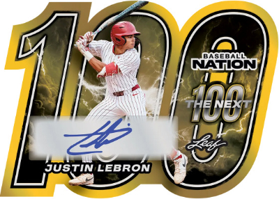 2026 Leaf Baseball Nation The Next 100 Auto Juan Lebron MOCK UP
