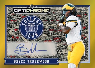 2026 Leaf Optichrome Football College Town Auto Bryce Underwood MOCK UP 2026 Leaf Optichrome Football College Town Auto Bryce Underwood MOCK UP