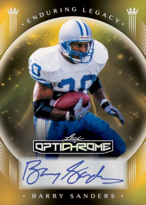 2026 Leaf Optichrome Football Enduring Legacy Auto Barry Sanders MOCK UP 2026 Leaf Optichrome Football Enduring Legacy Auto Barry Sanders MOCK UP