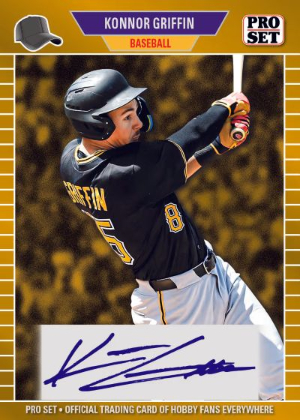 2026 Pro Set Metal Baseball 1989 Pro Set Metal Auto Konnor Griffin MOCK UP 2026 Pro Set Metal Baseball 1989 Pro Set Metal Auto Konnor Griffin MOCK UP