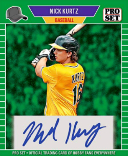 2026 Pro Set Metal Baseball 1989 Pro Set Mini Auto Nick Kurtz MOCK UP 2026 Pro Set Metal Baseball 1989 Pro Set Mini Auto Nick Kurtz MOCK UP