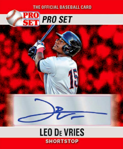 2026 Pro Set Metal Baseball 1990 Pro Set Mini Auto Leo De Vries MOCK UP 2026 Pro Set Metal Baseball 1990 Pro Set Mini Auto Leo De Vries MOCK UP