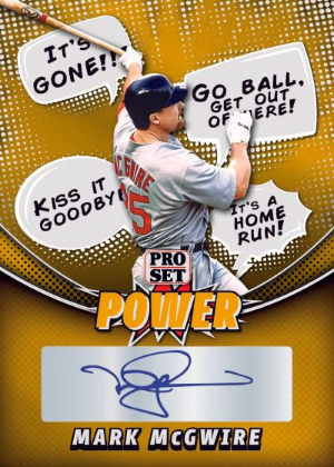 2026 Pro Set Metal Baseball Pro Set Power Auto Mark McGwire MOCK UP 2026 Pro Set Metal Baseball Pro Set Power Auto Mark McGwire MOCK UP