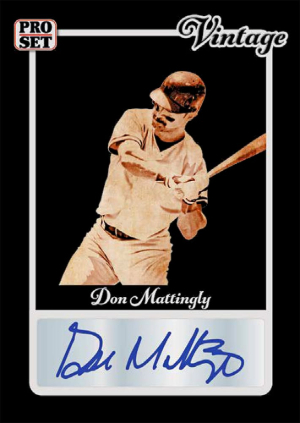 2026 Pro Set Metal Baseball Pro Set Vintage Auto Don Mattingly MOCK UP 2026 Pro Set Metal Baseball Pro Set Vintage Auto Don Mattingly MOCK UP