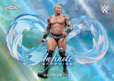 2026 Topps Chrome Sapphire WWE Infinite Sapphire Randy Orton MOCK UP
