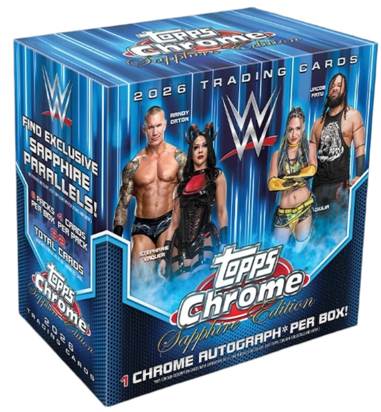 2026 Topps Chrome Sapphire WWE