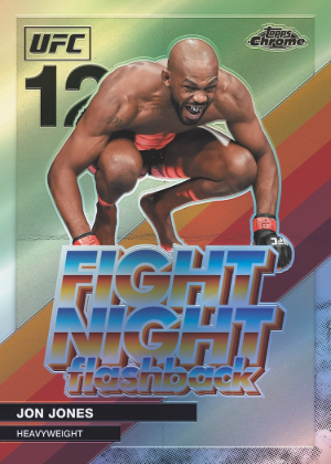 2026 Topps Chrome UFC Fight Night Flashback Jon Jones MOCK UP 2026 Topps Chrome UFC Fight Night Flashback Jon Jones MOCK UP