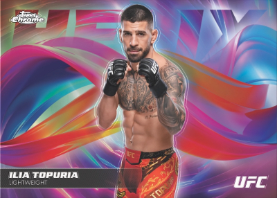 2026 Topps Chrome UFC Helix Ilia Topuria MOCK UP 2026 Topps Chrome UFC Helix Ilia Topuria MOCK UP
