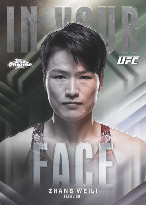 2026 Topps Chrome UFC In Your Face Zhang Weili MOCK UP 2026 Topps Chrome UFC In Your Face Zhang Weili MOCK UP