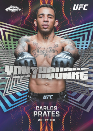 2026 Topps Chrome UFC YouthQuake Carlos Prates MOCK UP 2026 Topps Chrome UFC YouthQuake Carlos Prates MOCK UP