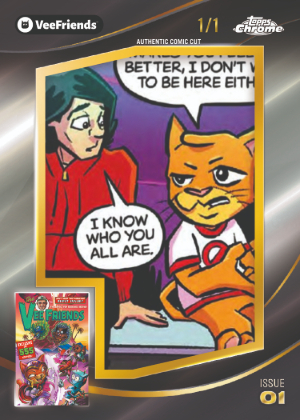2026 Topps Chrome VeeFriends Comic Clippings MOCK UP 2026 Topps Chrome VeeFriends Comic Clippings MOCK UP