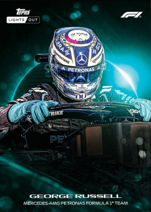 2026 Topps Lights Out Formula 1 Base Halo George Russell MOCK UP 2026 Topps Lights Out Formula 1 Base Halo George Russell MOCK UP