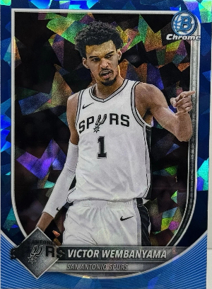 2025-26 Bowman Sapphire Basketball Base Chrome Sapphire Victor Wembanyama 2025-26 Bowman Sapphire Basketball Base Chrome Sapphire Victor Wembanyama