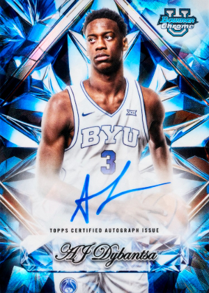 2025-26 Bowman Sapphire Basketball Sapphire Selections NIL Auto AJ Dybantsa MOCK UP 2025-26 Bowman Sapphire Basketball Sapphire Selections NIL Auto AJ Dybantsa MOCK UP