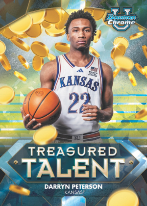 2025-26 Bowman Sapphire Basketball Treasured Talent NIL Darryn Peterson MOCK UP 2025-26 Bowman Sapphire Basketball Treasured Talent NIL Darryn Peterson MOCK UP