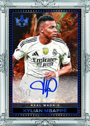 2025-26 Panini Pitch Kings La Liga Soccer Legacy Portrait Signatures Sapphire Kylian Mbappe MOCK UP 2025-26 Panini Pitch Kings La Liga Soccer Legacy Portrait Signatures Sapphire Kylian Mbappe MOCK UP