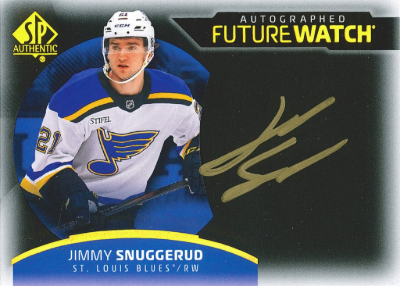 2025-26 SP Authentic Hockey Base Future Watch Auto Horizontal Jimmy Snuggerud 2025-26 SP Authentic Hockey Base Future Watch Auto Horizontal Jimmy Snuggerud