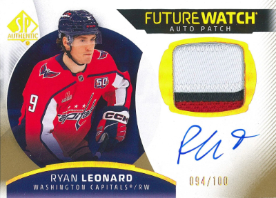 2025-26 SP Authentic Hockey Base Future Watch Auto Patch Ryan Leonard 2025-26 SP Authentic Hockey Base Future Watch Auto Patch Ryan Leonard