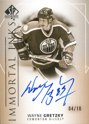 2025-26 SP Authentic Hockey Immortal Ink Wayne Gretzky 2025-26 SP Authentic Hockey Immortal Ink Wayne Gretzky