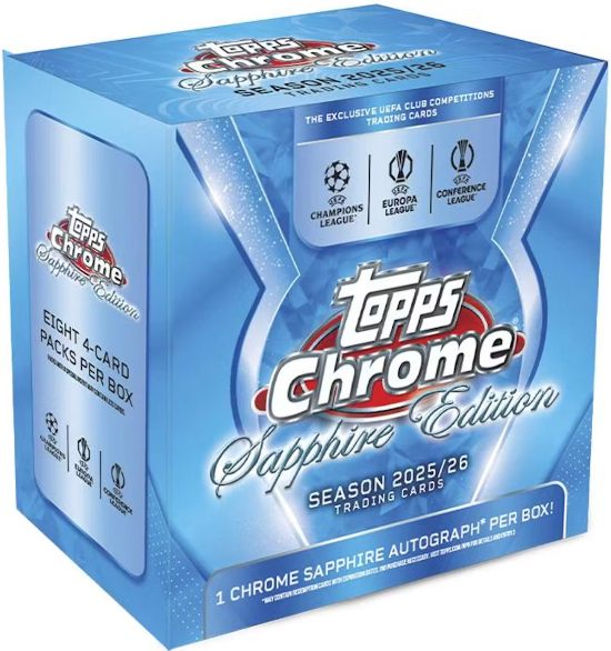 2025-26 Topps Chrome Sapphire UEFA