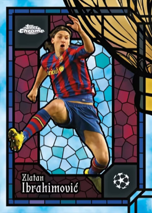 2025-26 Topps Finest UEFA Club Competitions Soccer The Grail Zlatan Ibrahimovic MOCK UP