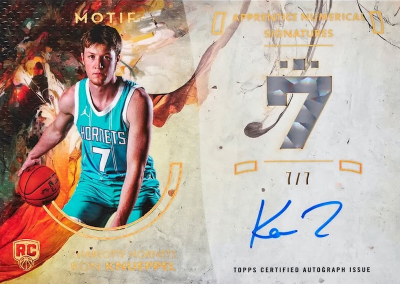 2025-26 Topps Motif Basketball Apprentice Numerical Signatures Kon Knueppel MOCK UP