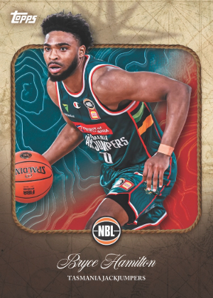 2025-26 Topps NBL Basketball Atlas Bryce Hamilton MOCK UP