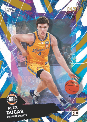 2025-26 Topps NBL Basketball Base Gold Alex Ducas MOCK UP