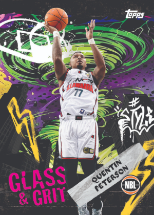 2025-26 Topps NBL Basketball Glass and Grit Quentin Peterson MOCK UP
