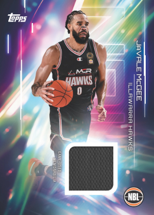2025-26 Topps NBL Basketball NBL Relics JaVale McGee MOCK UP